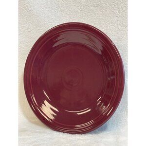 Homer Laughlin China Co Fiestaware Claret Burgundy Dinner Plate Round‎